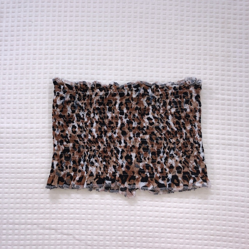 Zafal Leopard Print Tube Top!!